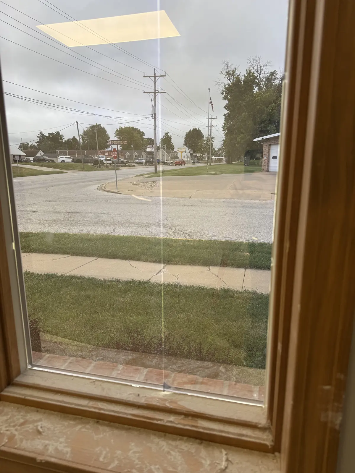 Residential privacy window film installation in Quincy, Illinois